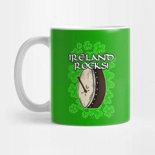 Ireland Rocks Bodhran Irish St Patrick's Day Mug